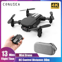 Mini drone quadricóptero rc, quadricóptero com câmera, drone com controle remoto, fpv, brinquedo para crianças para meninos 2024 - compre barato