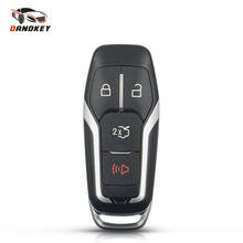 Dandkey Remote Smart Car Key Case Shell Fob Uncut Blade For Ford Mustang Edge Explorer Fusion Mondeo Kuka 3/4/5 Buttons Key 2024 - buy cheap