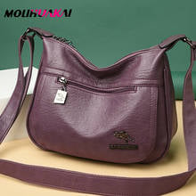 2021 Spring New Soft Leather Handbag Retro Casual Shoulder Bags Brand Designer Messenger Bag Fashionable And Elegant Handbag 2024 - buy cheap