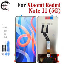 6.6" LCD With Frame For Xiaomi Redmi Note 11 5G Display Screen Touch Sensor Digitizer Assembly Redmi Note11 5G LCD Tested OK 2024 - buy cheap