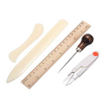 Durável 26 pçs encadernação kit starter ferramentas pasta osso artesanato de papel costura para diy artesanal artesanato suprimentos 2024 - compre barato