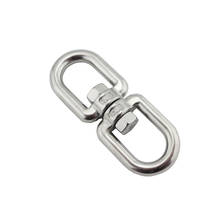 4mm,10pieces per lot , Stainless Steel Swivel with Eye to Eye Marine,Boat  Rigging Swivel, Double  D Rings Swivel 2024 - buy cheap