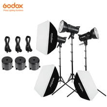 Godox-Lámpara LED continua de estudio para fotografía y vídeo, soporte de luz de 3x5600 m, 60x90cm, 60W, 1,8 K, SL-60W, 3 uds. 2024 - compra barato