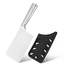 XYj нож для уборки из нержавеющей стали, 6 дюймов, кухонные безопасные ножи, японский шеф-повар, кухонный нож, Кливер, инструмент для резки овощей 2024 - купить недорого