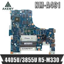 Akemy NM-A491 Laptop motherboard For Lenovo Ideapad 300-17ISK original mainboard 4405U/3855U CPU R5-M330 2024 - buy cheap