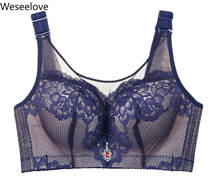 Sutiã copo grande para mulheres, roupa íntima, push up c d e copo tamanho 85 90 95 2020 100 105, sem fio 2024 - compre barato