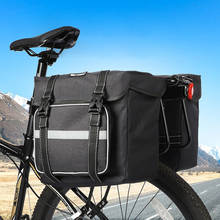 25L велосипедная сумка MTB велосипедная задняя Сумка Bicicleta стойка для сиденья багажник Pannier багажные сумки для велоспорта велосипедная Задняя сумка для хранения X419B 2024 - купить недорого