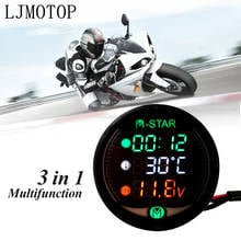 3 in 1 Night Vision Motorcycle Meter Time Temperature Voltage Table For Ducati HYPERMOTARD 821 SP HYPERMOTARD 939 SP 400 MONSTER 2024 - buy cheap