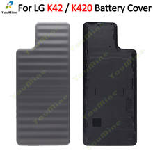 For LG K42 K420 Battery Door Back Glass Cover Housing Case replace For LG K42 Back Housing 2024 - buy cheap