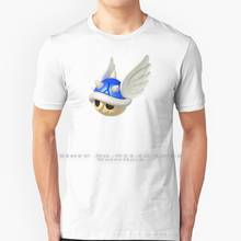 Blue Shell T Shirt 100% Pure Cotton Kart Blue Shell Super Bros Luigi Bowser Princess Peach Princess Daisy Toad 2024 - buy cheap