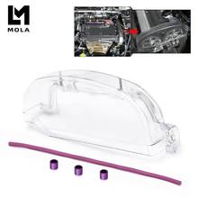 Clear Cam Gear Pulley Timing Belt Cover For 92-96 Mitsubishi Lancer EVO 1-3/DSM 4g63 4g63T Polycarbonate 6331 2024 - buy cheap