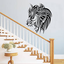 Drop Shipping  Lion Man Self Adhesive Vinyl Wallpaper For Kids Rooms Decoration Removable Decor Wall Decals 2024 - buy cheap