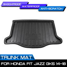 Car Floor Mat Carpet Rear Trunk Anti-mud Cover For Honda FIT JAZZ  GK5 2014 2015 2016 2017 2018 2024 - buy cheap