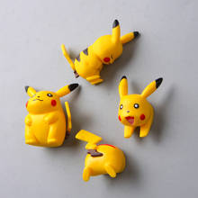 4 unids/lote TAKARA TOMY Pikachu DE ACCIÓN figuras de juguete de PVC Pokemon juguete de modelo de colección para niños juguetes para Navidad regalos 2024 - compra barato