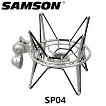 Suporte para microfone samson sp04, suporte à prova de choque para estúdio samson g track, suspensão, aranha 2024 - compre barato