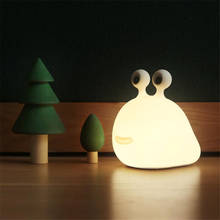 Slug-Lámpara LED de noche, iluminación bonita para decoración de la habitación del hogar, regalo para niños y bebés, Luminaria para dormir, decoración del dormitorio 2024 - compra barato
