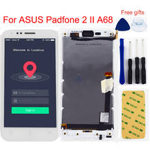 Панель для монитора ASUS Padfone 2 II A68, ЖК-дисплей, ЖК-экран + дигитайзер сенсорного экрана, стекло в сборе + рамка 2024 - купить недорого