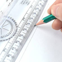 Angle Parallel Ruler Universal Foot Angle Rule Balancing Scale Drawing Reglas Multi-purpose Rolling Ruler 2024 - buy cheap