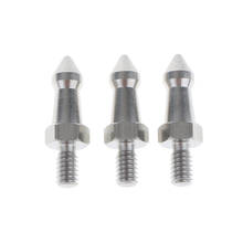 Stainless Steel 1/4'' Thread Replacement Tripod Spikes 3pcs Set for Benro Gizto Manfrotto Tripod Monopod 4cm, Silver 2024 - buy cheap