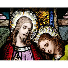 Full Square Round Drill Diamond Painting Cross Stitch Christian Savior Jesus 5D DIY Rhinestone Embroidery Mosaic Virgin Mary 2024 - buy cheap