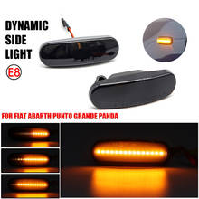 Dynamic LED Side Marker Light Turn Signal Lamps For Fiat Panda Punto Evo Stilo Qubo Peugeot Citroen Lancia Musa(350) 2024 - buy cheap