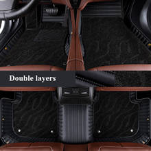 High quality! Custom special car floor mats for Jeep Wrangler JL 4 door 2022-2018 waterproof double layers carpets,Free shipping 2024 - buy cheap