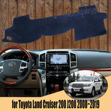 Dash Cover Mat Dashmat Dashboard Cover Protective Sheet Carpet for Toyota Land Cruiser 200 J200 2008~2019 Styling 2024 - buy cheap