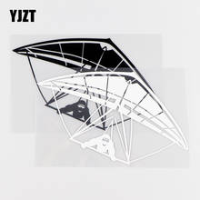 YJZT 15.7X9.6CM Funny Vinyl Decal Hang Glider Car Sticker Art Mural Black / Silver 10A-0154 2024 - compre barato
