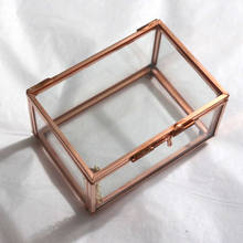 Modern Clear Glass Cuboid Geometric Terrarium Jewelry Box Succulent Plants Box 2024 - buy cheap