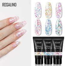 ROSALIND Shiny Poly Polish Gel Polish Nail Extension Nails Art Design Semi Permanent Gel All For Manicure Glitter Polish 2024 - buy cheap