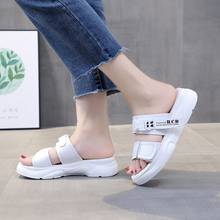 Sandálias femininas casuais e confortáveis de verão, chinelos lisos com fivela, sapatos de praia para mulheres, 2021 2024 - compre barato