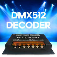Controlador de atenuación led DMX, decodificador RGBW para RGB, 4 canales, 32A, controlador dmx512, DC12-24V, DMX512 2024 - compra barato