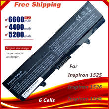 Laptop battery for Dell 1525 1526 1545 type: 312-0625 312-0633 451-10478 451-10533 D608H GW240 HP297 M911G RN873 XR693 2024 - buy cheap