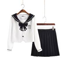 New Arrival Japanese JK Sets School Uniform Girls Panda Embroideried Autumn High School Women Novelty Sailor Suits Uniforms XXL 2024 - buy cheap