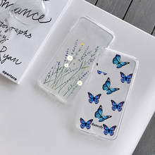 Transparent Butterfly Phone Case For Huawei P Smart 2019 2020 2021 P8 P10 P20 P30 P40 Lite Pro Mate Silicone TPU Cover Funda 2024 - buy cheap