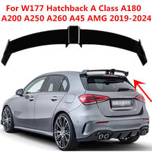 Alerón trasero de plástico ABS para coche, para Mercedes Benz Clase A W177 A180 A200 A250 A260 A45 AMG Hatchback 2019 2020 2021 2024 - compra barato