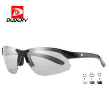 DUBERY Photochromic Sunglasses Men Polarized Driving Mirror Sun glasses for men fashion rimless square sunglasses Summer UV400 2024 - buy cheap