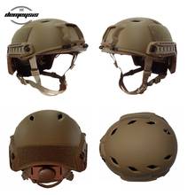Calidad ligero casco táctico para Airsoft de Paintball juego casco del ejército casco Airsoft caza casco de la motocicleta 2024 - compra barato
