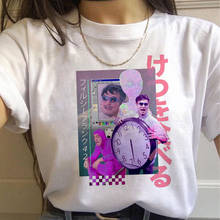 Camiseta vaporwave estética dos anos 90, camisetas femininas da moda, estilo harajuku, ullzang, com desenhos animados e gráficos engraçados 2024 - compre barato