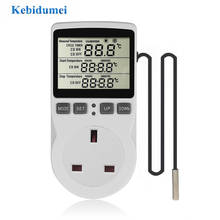 Multi-Function Thermostat Digital Temperature Controller Socket Outlet With Timer Switch Sensor Probe Heating Cooling 16A 220V 2024 - buy cheap