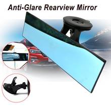 Car Rear View Mirror, Anti-Glare Universal Car Truck Interior Rearview Mirror with Suction Cup Blue Mirror 2024 - buy cheap