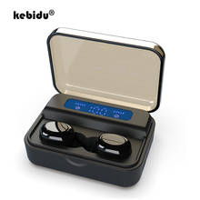Kebidu 9D стерео TWS Bluetooth 5,0 наушники портативные S590 наушники светодиодный цифровой дисплей беспроводные наушники спортивные наушники 2022 - купить недорого