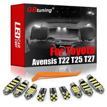 GBtuning Canbus LED For Toyota Avensis T22 T25 T27 (1997-2017 2018) Vehicle Dome Ceiling Bulb Interior Light Kit Accessories 2024 - buy cheap