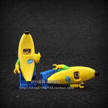 6 шт. Mr Banana Guy Creator Enlighten Minifigure, сборные строительные блоки из мультфильма, игрушки для детей, мальчиков, детский подарок 2024 - купить недорого