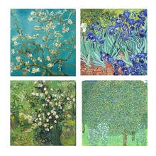 Pintura van gogh flor e irises, pintura diamante 5d, faça você mesmo, ponto cruz, bordado quadrado, exclusivo, presente 2024 - compre barato