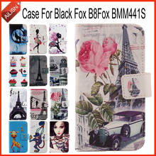 AiLiShi чехол для Black Fox B8Fox BMM441S роскошный Флип PU кожаный чехол с рисунком 100% Специальный защитный чехол для телефона + отслеживание 2024 - купить недорого