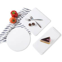 Ceramic Western Dinner Plate Baking Tableware Square Cake New Plate Japanese-style Pendulum Sushi Kitchen Dinner Plate Tableware 2024 - buy cheap