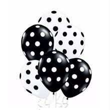 Globos inflables de látex para niños, globo de mariquita de 12 pulgadas, negro, rojo y blanco, Bola de fiesta de cumpleaños, decoración de boda, juguete para niños, 10/20 Uds. 2024 - compra barato