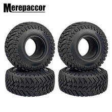 Merepaccor-pneus de borracha para rocha, 4 peças, 107mm, 1.9 ", 1:10, rc, rock crawler, axial, scx10 90047 d90 d110, tf2 tamanhos sfilme 2024 - compre barato