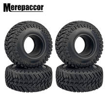 MEREPACCOR 4pcs 107mm 1.9" Rubber Rocks Tyres Wheel Tires for 1:10 RC Rock Crawler Axial SCX10 90047 D90 D110 TF2 TRX-4 S273 2024 - buy cheap